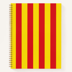 Katalanische Flagge (Katalonien) Notizbuch