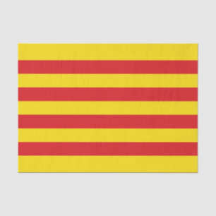 Katalanische Flagge Seidenpapier