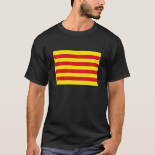 Katalanische Flagge Senyera Katalonien Katalonien  T-Shirt