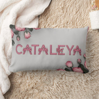 KATALEYA bestickte Rose Kissen & Keule