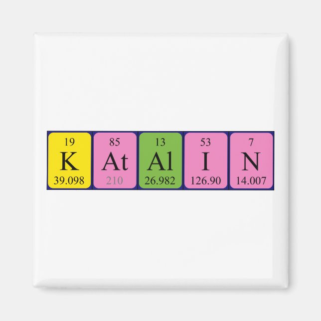 Katalin Periodenmagnet Magnet (Vorne)