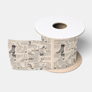 Katalog für antike Showwerbung Satinband