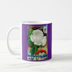 Katalogbild der 1890er Jahre White Rose Kaffeetasse