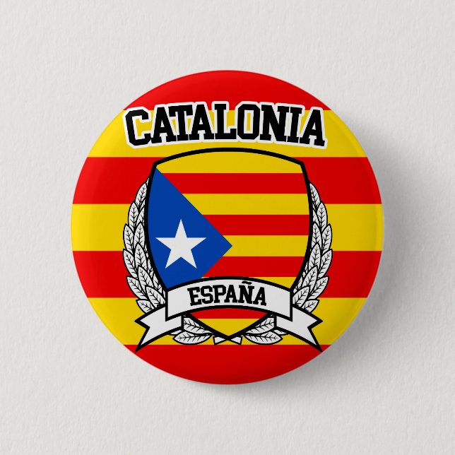 Katalonien Button (Vorderseite)