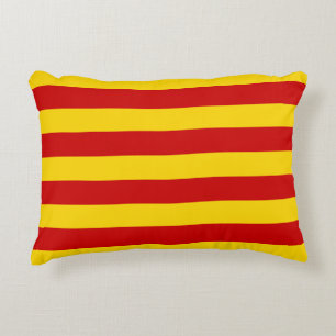 Katalonien Flag & Katalan - La Senyera Modeerschei Dekokissen
