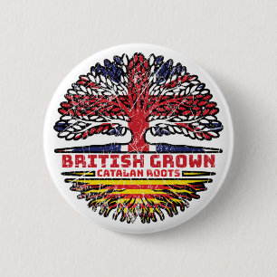 Katalonien Katalan UK Vereinigtes Königreich Briti Button