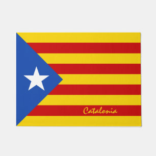 Katalonienflagge und Katalanisch - La Senyera Este Fußmatte