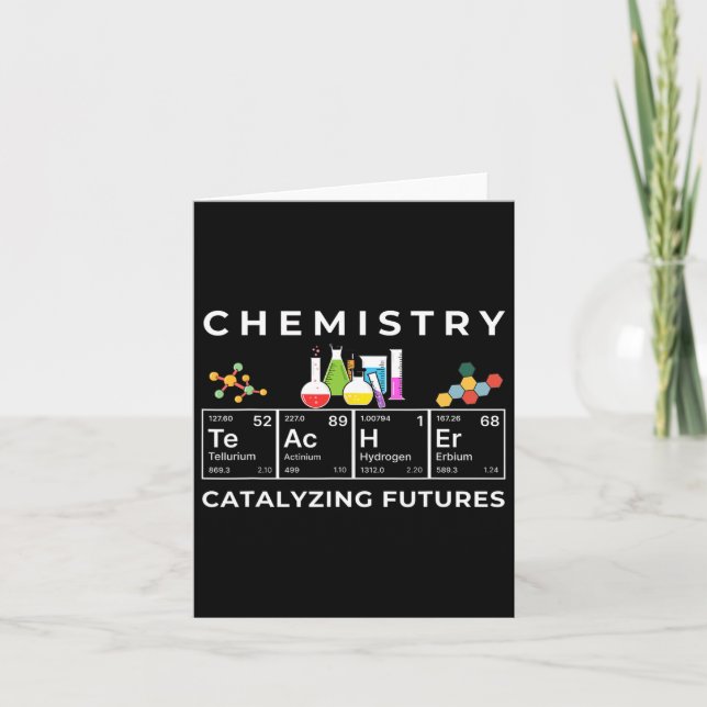 Katalyst Lehrer für Chemie regelmäßig Karte (Vorderseite)