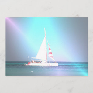 Katamaran Sailboat Einladung