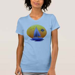 Katamaran-Segeln T-Shirt