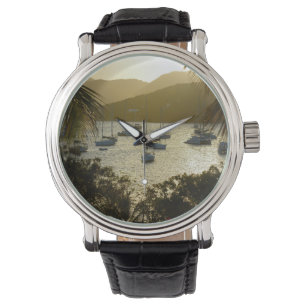 Katamarane und Segelboote Armbanduhr