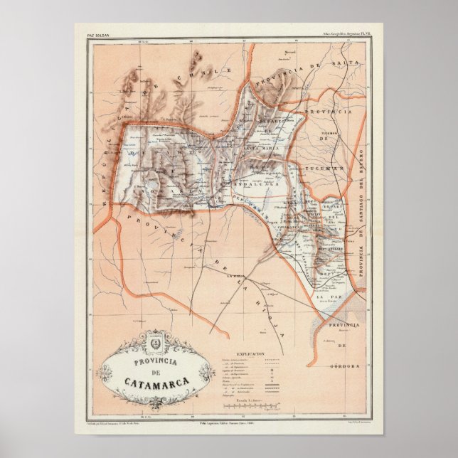 Katamarca, Argentinien Poster (Vorne)