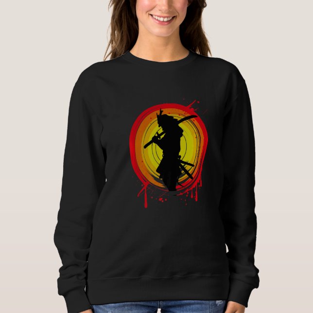 Katana Samurai Bushido Code Sweatshirt (Vorderseite)