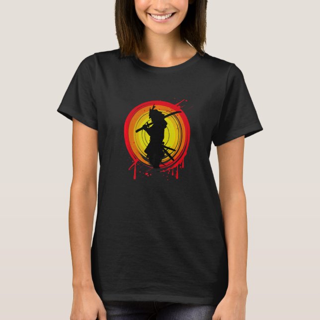 Katana Samurai Bushido Code T-Shirt (Vorderseite)