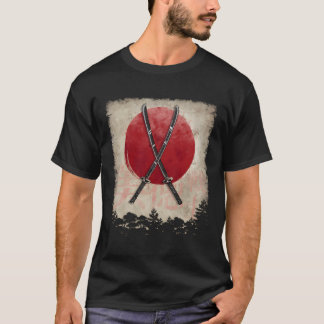 Katana Schwerter Japan Samurai Outfit japanische S T-Shirt