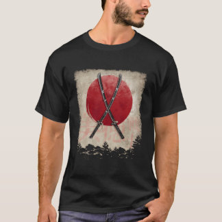 Katana Schwerter Japan Samurai Outfit japanische S T-Shirt