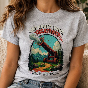 Katapultiere deine Kreativität - Skurril Inspirier T-Shirt