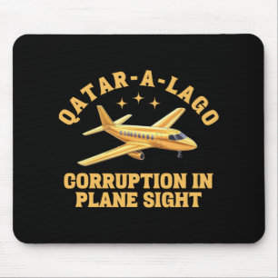 Katar-a-lago Korruption in Flugzeuge Sight Anti-Tr Mousepad