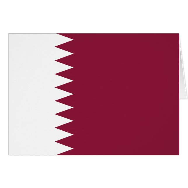 Katar-Flag (Vorderseite (Horizontal))