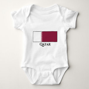 Katar-Flag Baby Strampler