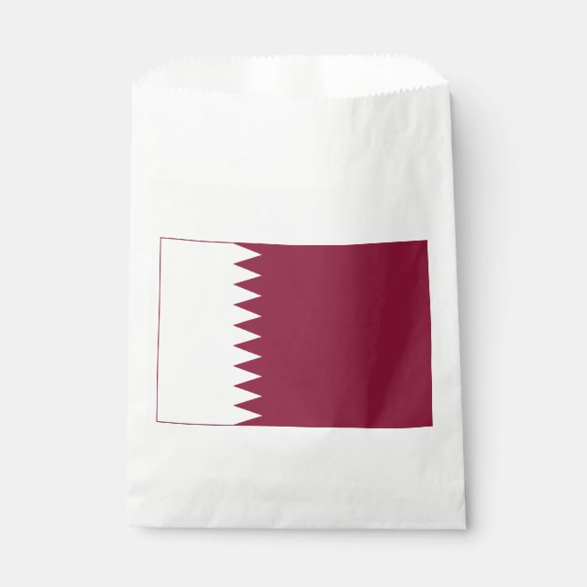 Katar-Flag Geschenktütchen (Vorderseite)