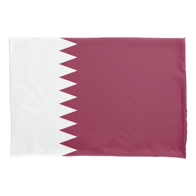 Katar-Flag Kissenbezug (Vorderseite)