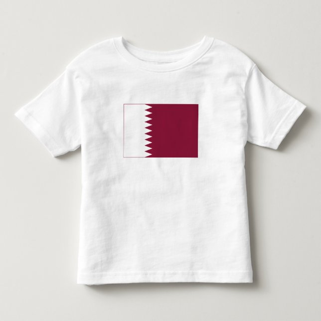 Katar-Flag Kleinkind T-shirt (Vorderseite)
