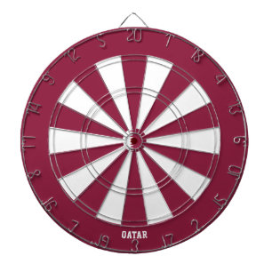 Katar Flag Patriot's Bullseye Dartscheibe