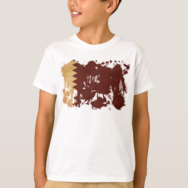 Katar-Flag T-Shirt (Vorderseite)