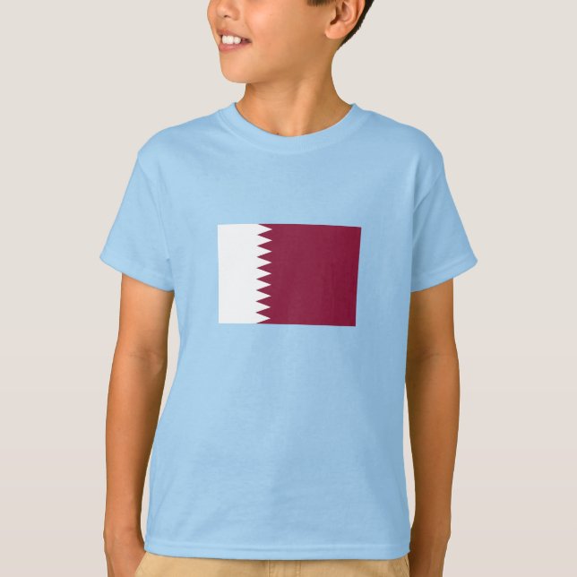 Katar-Flag T-Shirt (Vorderseite)