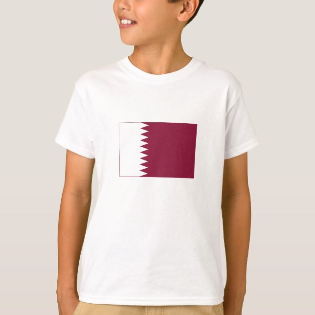 Katar-Flag T-Shirt (Vorderseite)