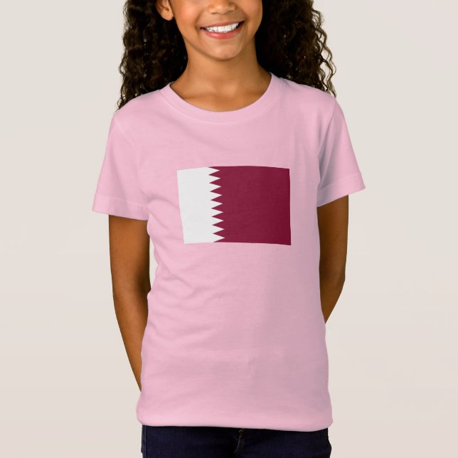 Katar-Flag T-Shirt (Vorderseite)