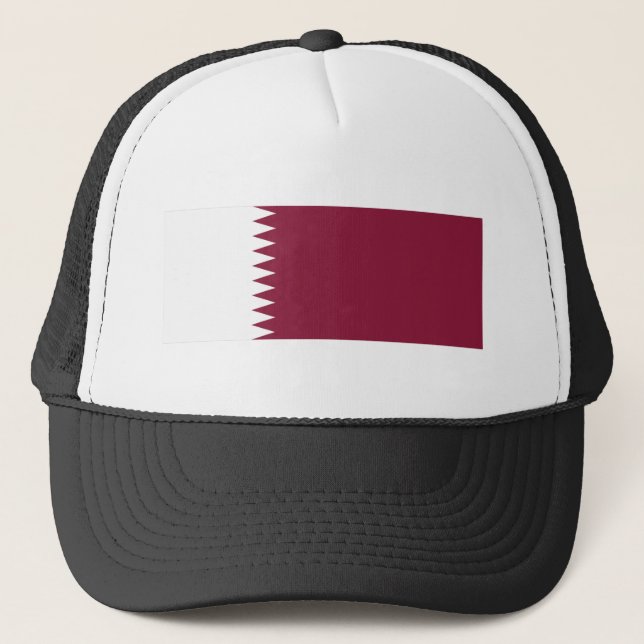 Katar-Flag Truckerkappe (Vorderseite)