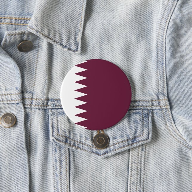 Katar-Flagge Button (Beispiel)