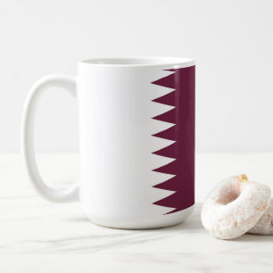 Katar-Flagge Kaffeetasse