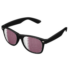 Katar-Flagge Partybrille
