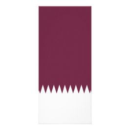 Katar-Flagge Werbekarte