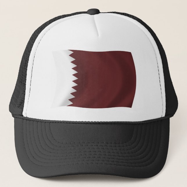 Katar-Flaggenmütze Truckerkappe (Vorderseite)