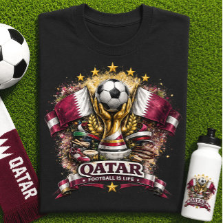 Katar Fußballfan Fußball Weltmeisterschaft Anhänge T-Shirt