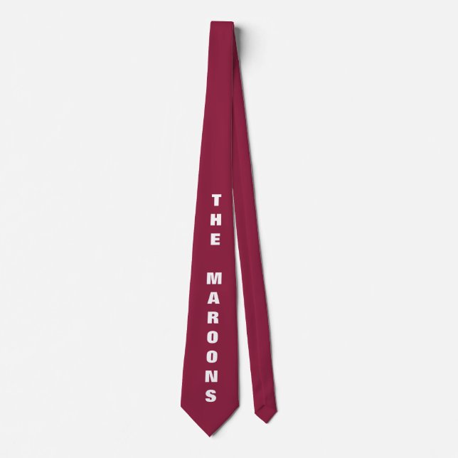 Katar Krawatte "THE MAROONS" (Vorderseite)