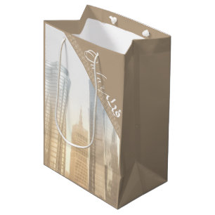 Katar Moderne Gebäude Mittlere Geschenktüte