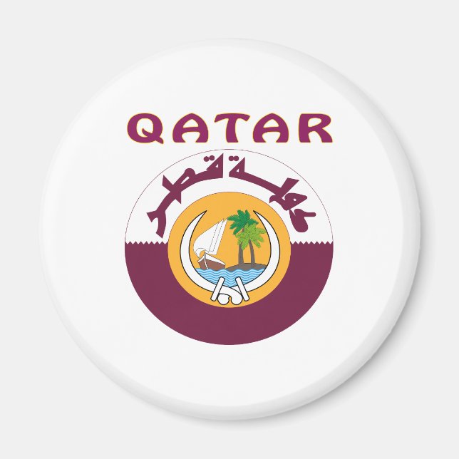 Katar-Wappen Magnet (Vorne)