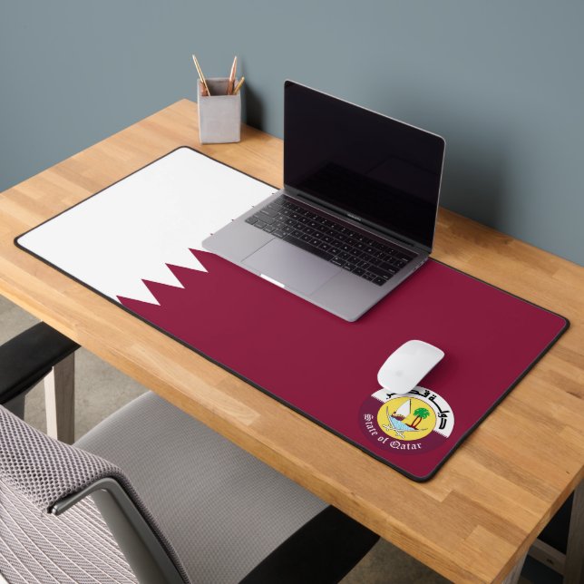 Katar-Wappen Schreibtischunterlage (Büro 2)