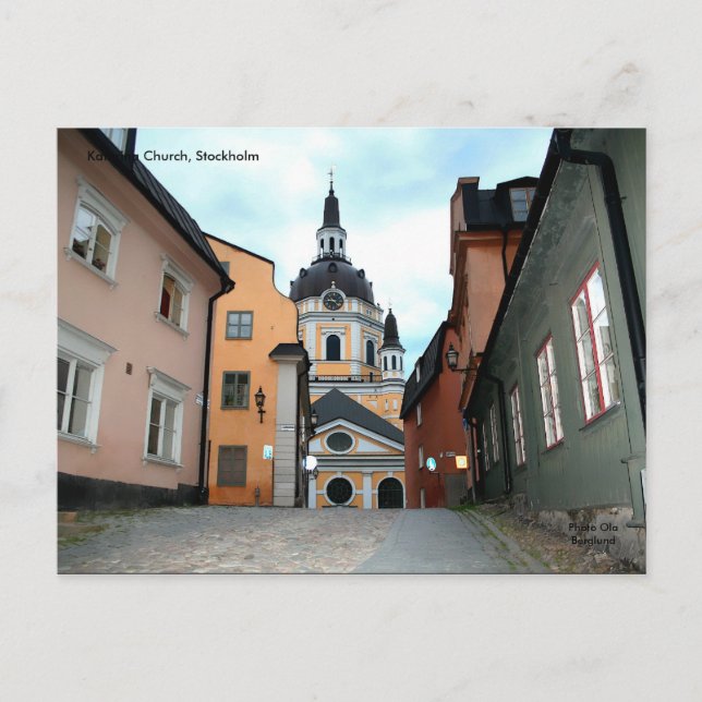Katarina Church, Stockholm Postkarte (Vorderseite)