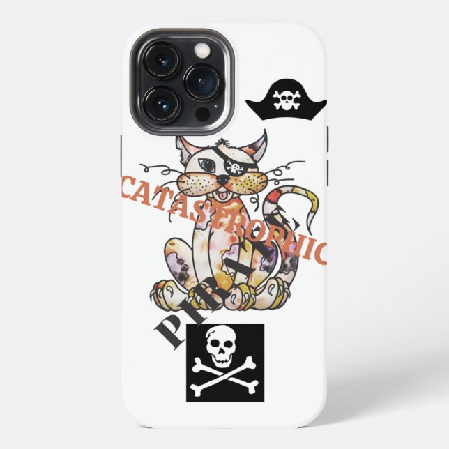 Katasterfisch CAT iPhone 13 Pro Max Hülle (Rückseite)