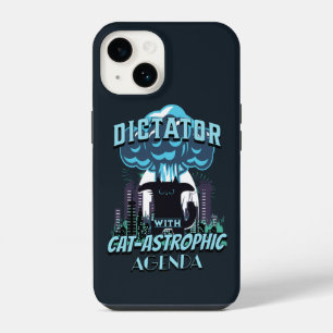 Katastrophales Lustiges Katzen-Design iPhone 14 Hülle