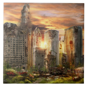 Katastrophe - Chicago, IL - Man muss den Hund ausf Fliese