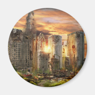 Katastrophe - Chicago, IL - Man muss den Hund ausf Magnet