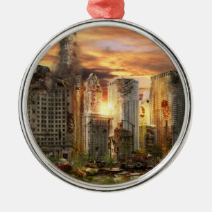 Katastrophe - Chicago, IL - Muss den Hund ausführe Ornament Aus Metall