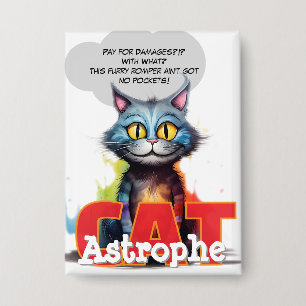 KatAstrophe „Keine Taschen“ Chaos Posse Button